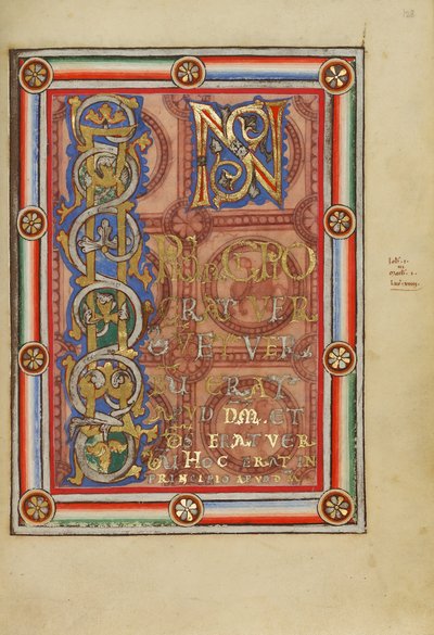 Decorated Incipit Page by Unbekannt Unbekannt